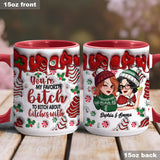 Best Bitches - Personalized Bestie Accent Mug