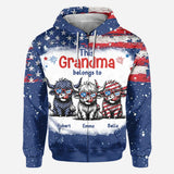 This Grandma Belongs To These Cuties - Personalized All Over Shirt