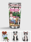Glamping Queen & Her Dogs/ Cats... - Personalized Camping Tumbler