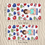 Life Is Better At The Beach - Personalized Sea Lover Beach Towel