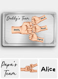 Daddy's Team - Personalized Father Wallet Insert Card