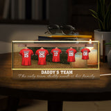 Daddy's Team - Personalized Soccer Custom LED Night Light