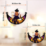 Wicked Witch And Little Monster - Personalized Dog Window Hanging Suncatcher Ornament