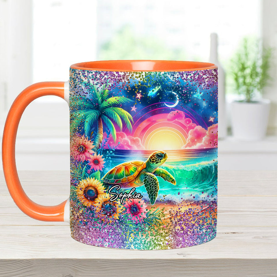 Love Turtles - Personalized Turtle Accent Mug