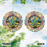 It's 420 somewhere - Personalized Weed Wind Spinner