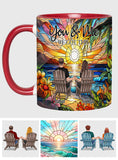 You And Me We Got This - Personalized Couple Accent Mug