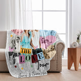 The Love Tour Our Version - Personalized Couple Blanket