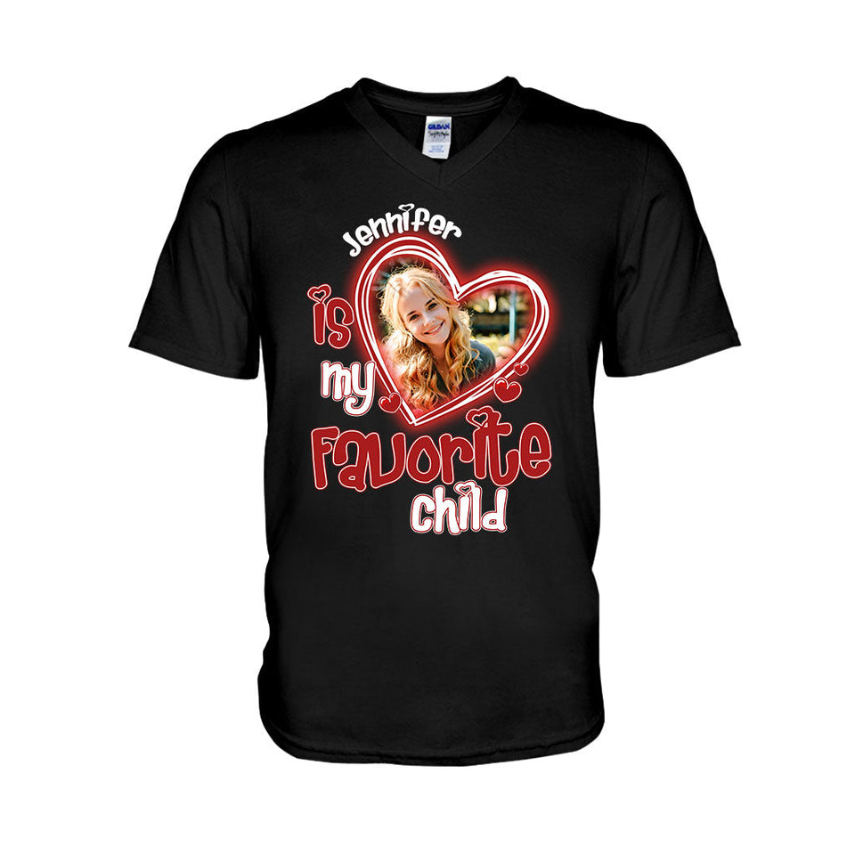 Mom's Favorite Child - Personalized Mother T-shirt And Hoodie