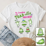 My Grandkids Are Toad-ally - Personalized Grandma T-shirt And Hoodie