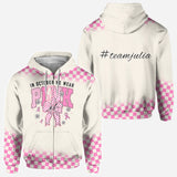 In October We Wear Pink - Personalized Breast Cancer Awareness All Over Shirt