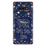 Mama Bear Floral - Personalized Mother Phone Case
