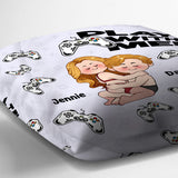 Play With Me - Personalized Video Game Throw Pillow