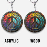 Hippie Soul - Personalized Hippie Keychain
