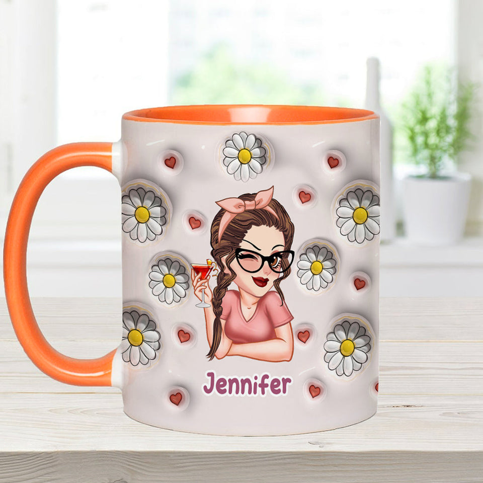 Doing My Best - Personalized Accent Mug