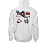 Eagle Dad Papa - Personalized Father T-shirt and Hoodie