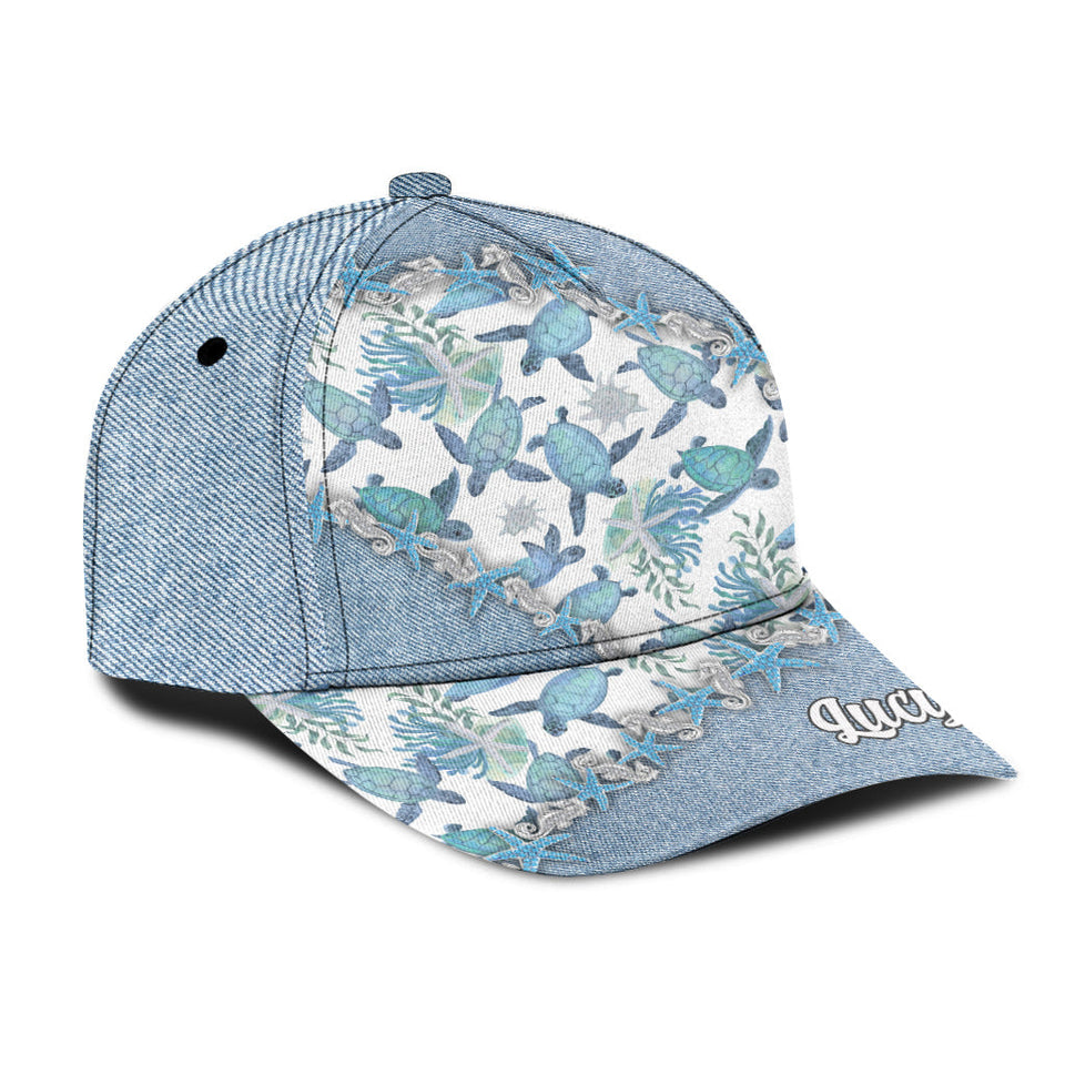 Cute Turtles - Personalized Turtle Classic Cap