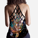 Salty Lil Beach - Personalized Turtle Cross Tank Top