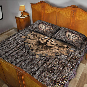 Til Death Do Us Part - Personalized Couple Quilt Set