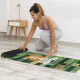 Yoga Girl I Am Bold Green - Personalized Yoga Yoga Mat