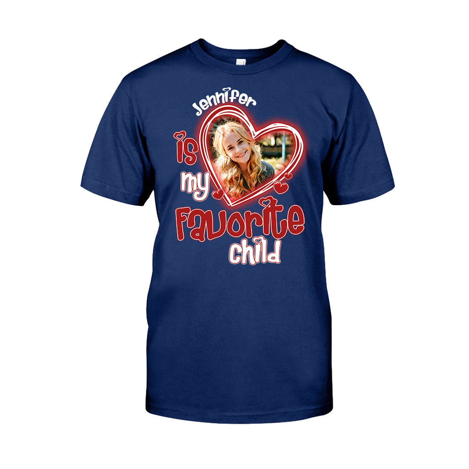 Mom's Favorite Child - Personalized Mother T-shirt And Hoodie