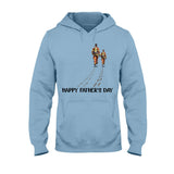 Happy Father's Day Firefighter Dad - Personalized Firefighter T-shirt And Hoodie