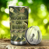 Western Reel Great Dad Camouflage - Personalized Father Tumbler