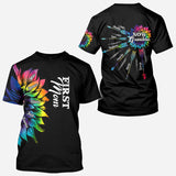 First Mother Now Grandma With Any Title And Kid Name - Personalized Mother All Over Shirt