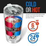 White Skull - Personalized Skull Tumbler