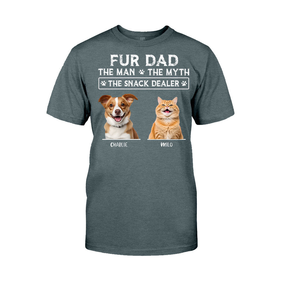 Fur Dad - Personalized Dog T-shirt And Hoodie