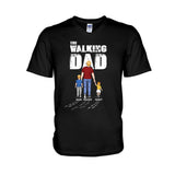 The Walking Dad - Personalized Father T-shirt And Hoodie
