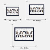 Mom With Kids' Names - Personalized Mother 2 Layered Wood Sign / Wood Plaque