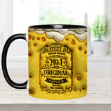 World's Best Dad - Personalized Father Accent Mug