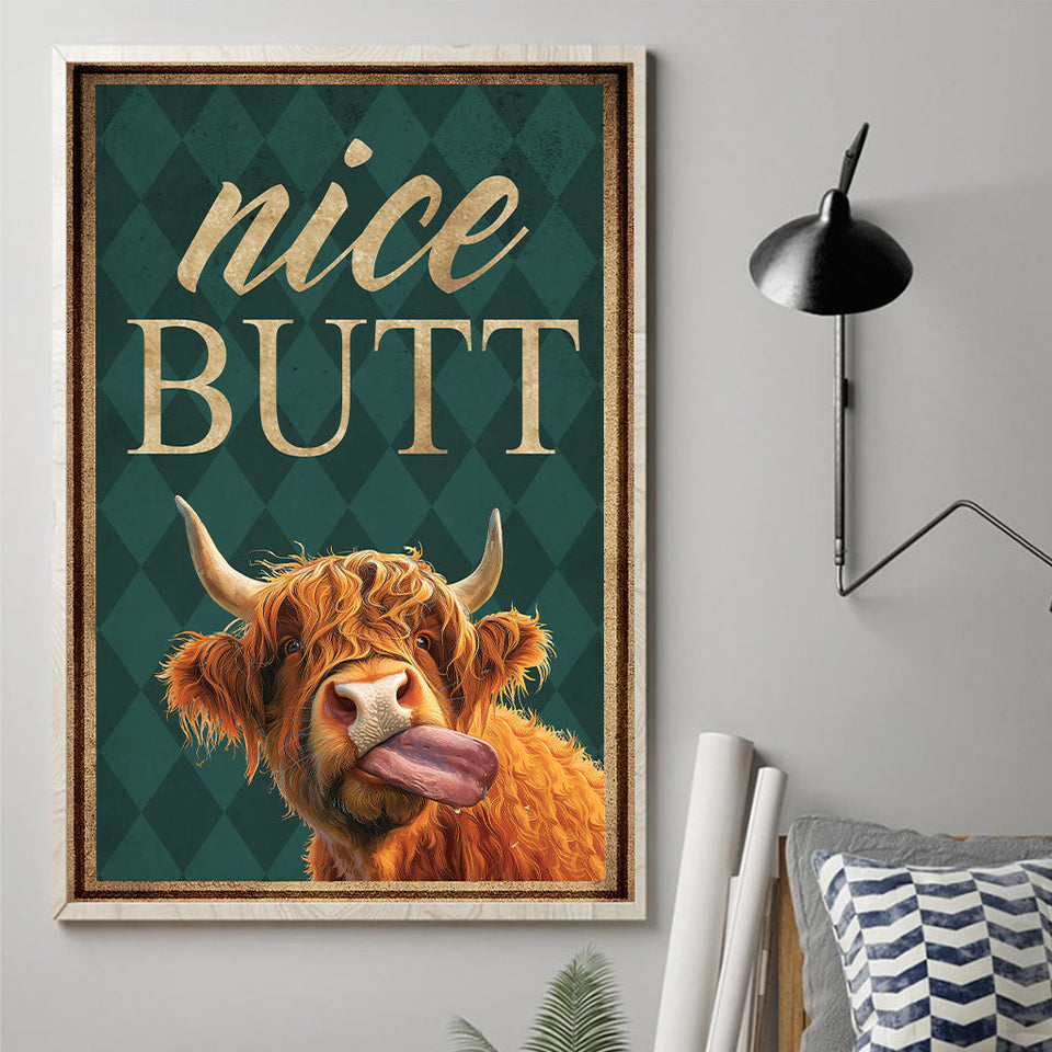 Nice Butt - Personalized Canvas And Poster