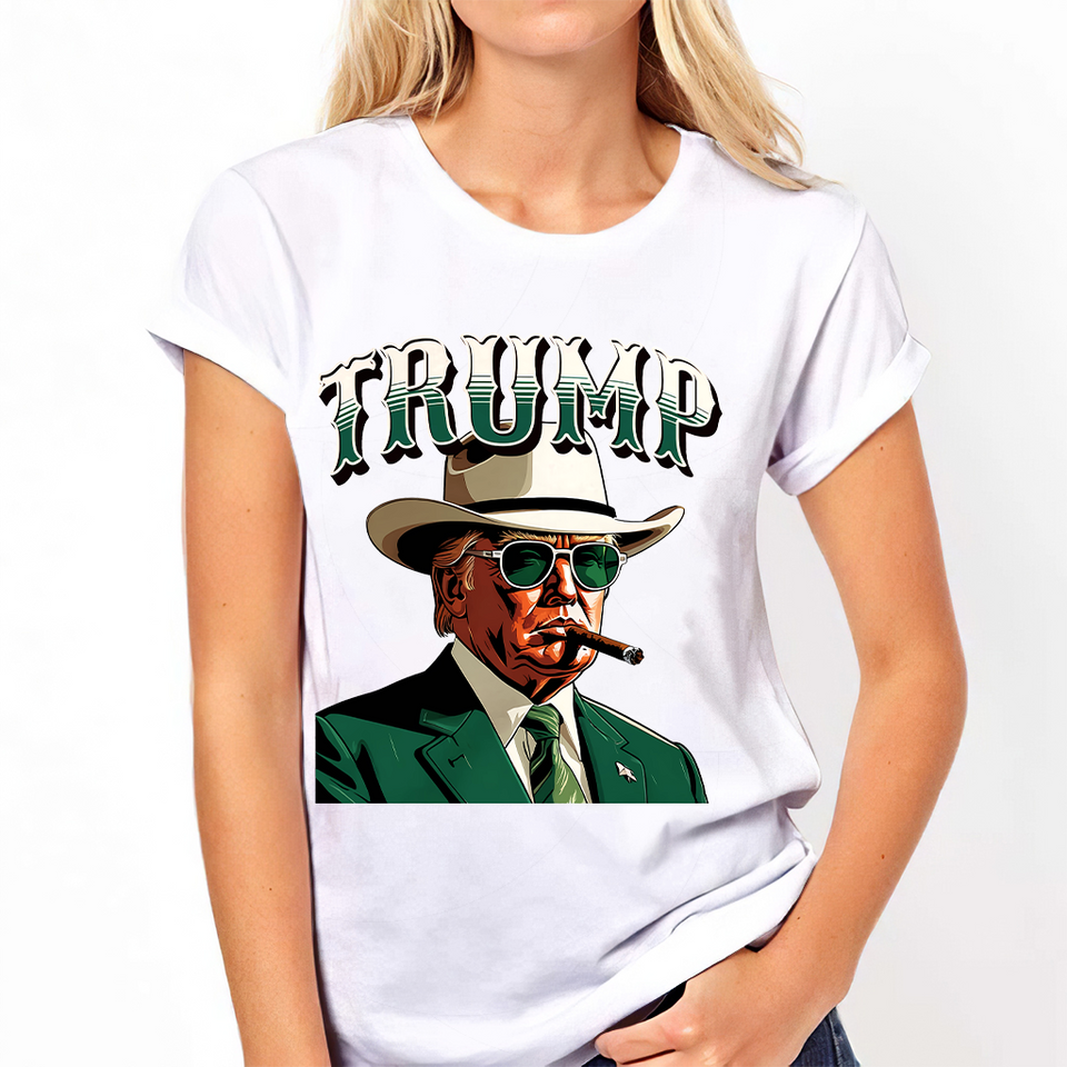 Donad Trum Cowboy Western Cowboy Tshirt, Make America Great Donald Daddy Shirt, Trum 2024 Shirt, MAGA Shirt