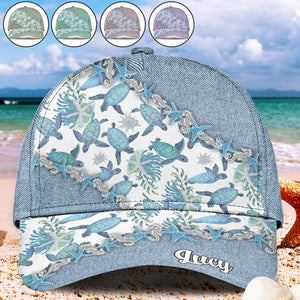 Cute Turtles - Personalized Turtle Classic Cap