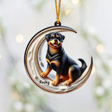 I Love My Dog - Personalized Dog Ornament
