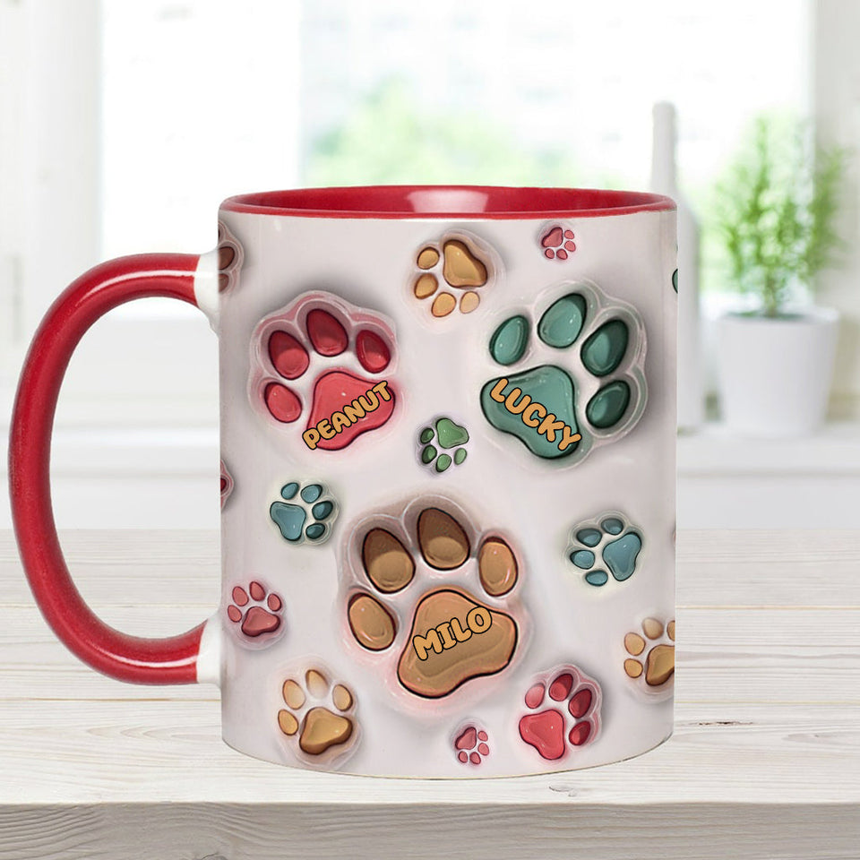 Best Dog Mom Dog Dad Cat Mom Cat Dad Ever - Personalized Dog Accent Mug