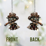 Spooky Skull - Personalized Skull Car Ornament