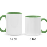 And She Lived Happily Ever After - Personalized Hiking Accent Mug