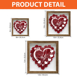 We Love You Nana - Personalized Grandma Flower Shadow Box