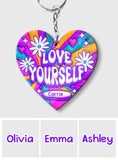 Love Yourself - Personalized Keychain