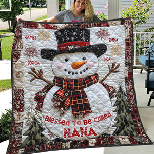 Nana Grandma Gigi - Personalized Grandma Quilt
