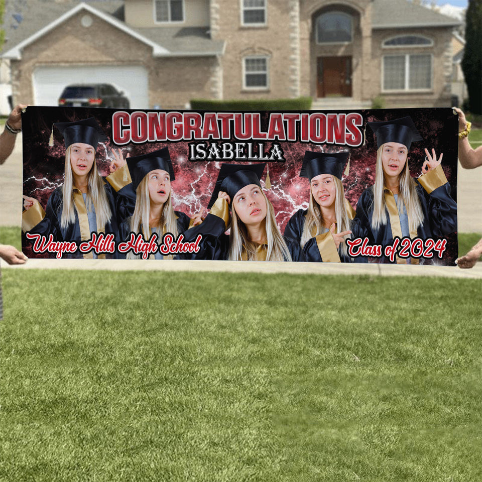 Congratulation - Personalized Graduation Banner