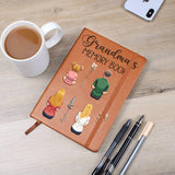 Grandma's Memory Book - Personalized Grandma Leather Journal