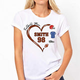 Football Mom - Personalized Football T-shirt And Hoodie