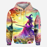 Beautiful Witch - Personalized Witch All Over Shirt