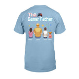 The Gamer Dad Gaming Father Any Title - Personalized Video Game T-shirt and Hoodie