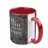 Til Death Do Us Part - Personalized Couple Accent Mug