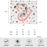 Best Nana Mom Ever Photo Custom - Personalized Grandma Blanket