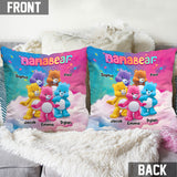 Nanabear - Personalized Grandma Throw Pillow